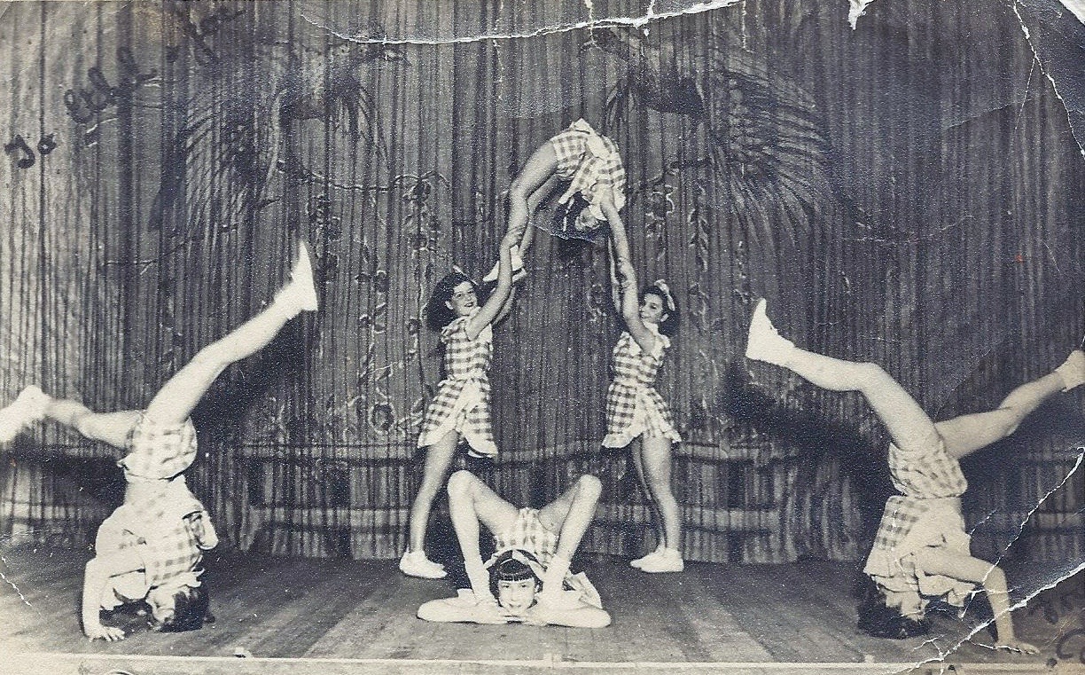 Mother in her acrobatic act Lillian Brookes