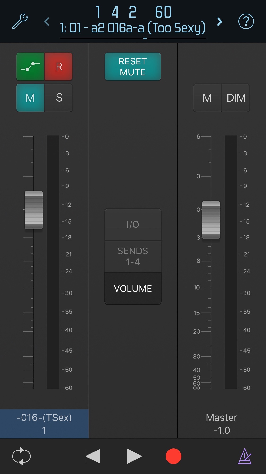 Logic remote on iPhone